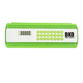Pencil Case With Sliding Ruler Calculator (Lime Green)
